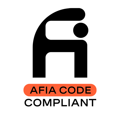 AFIA Finance Industry Code of Practice Accredited logo